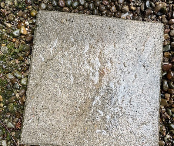 Stone surface after cleaning